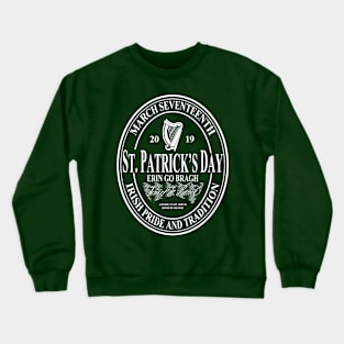 St. Patrick's Day oval Crewneck Sweatshirt